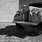 Old Vehicle VII BW image